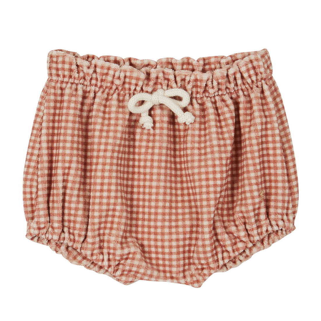 Emile et Ida Cayenne Gingham Terry Bloomers