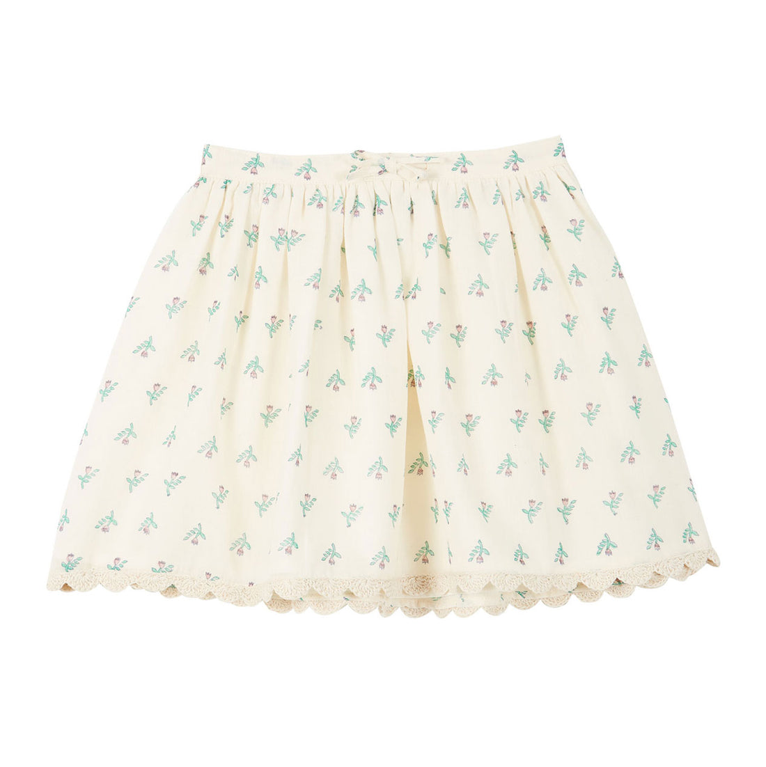 Emile et Ida Daffofil Lace Trimmed Skirt