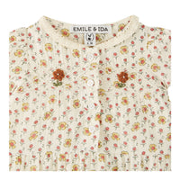 Emile et Ida Daisy Embroidered Romper