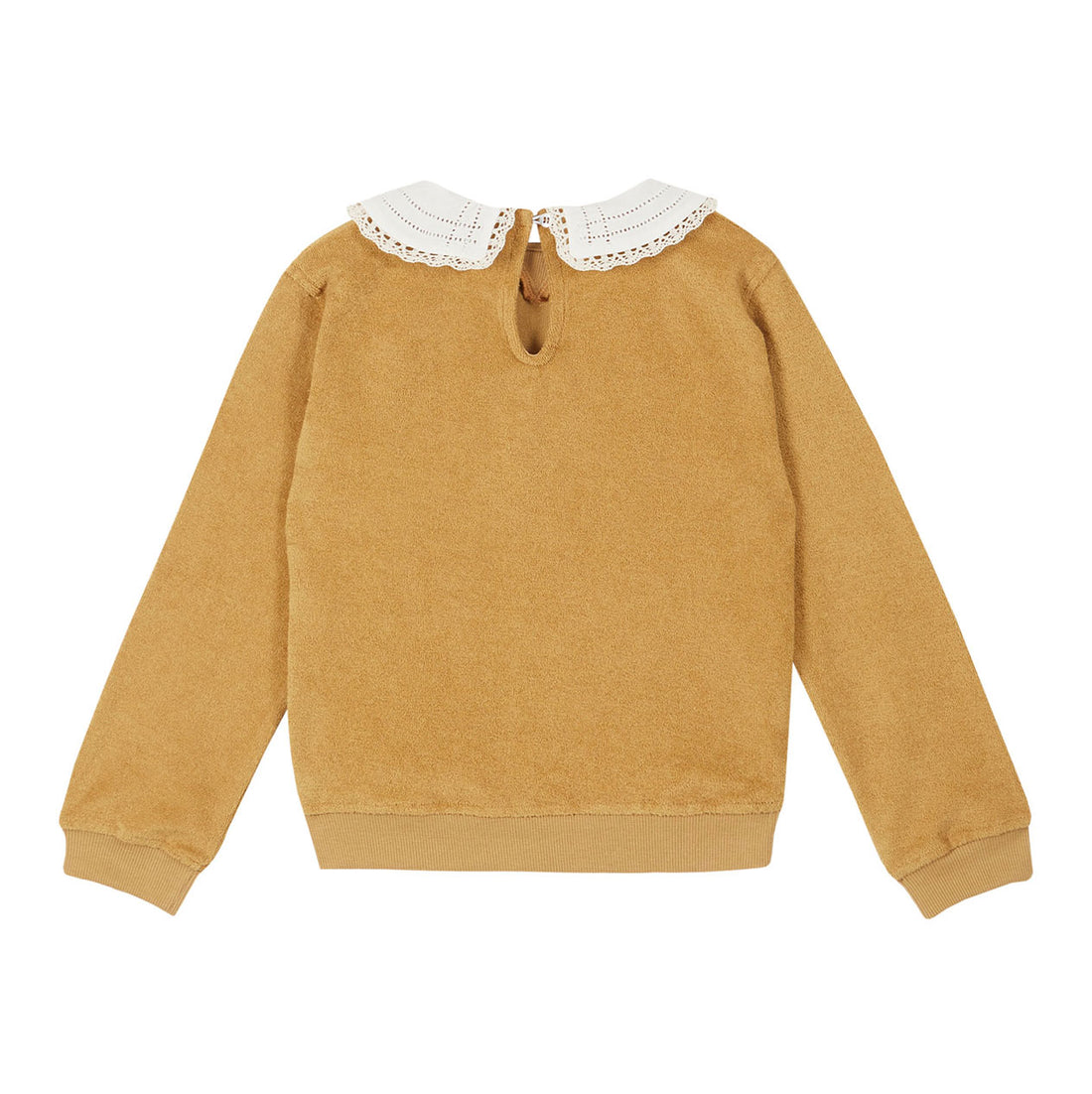 Emile et Ida Beige Collar Sweatshirt