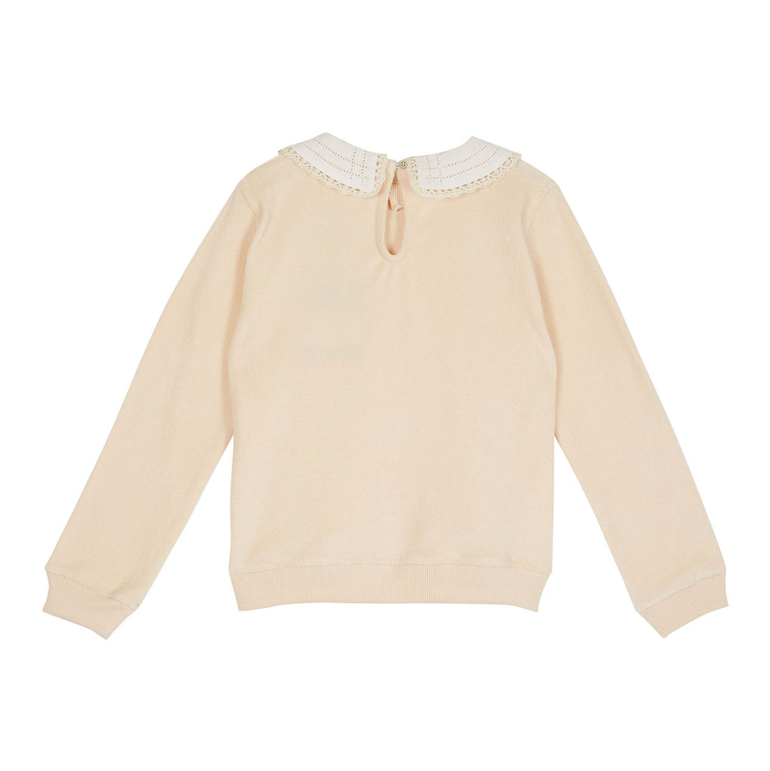 Emile et Ida Ecru Collar Sweatshirt