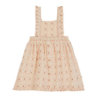 Emile et Ida Pink Flower Check Dress