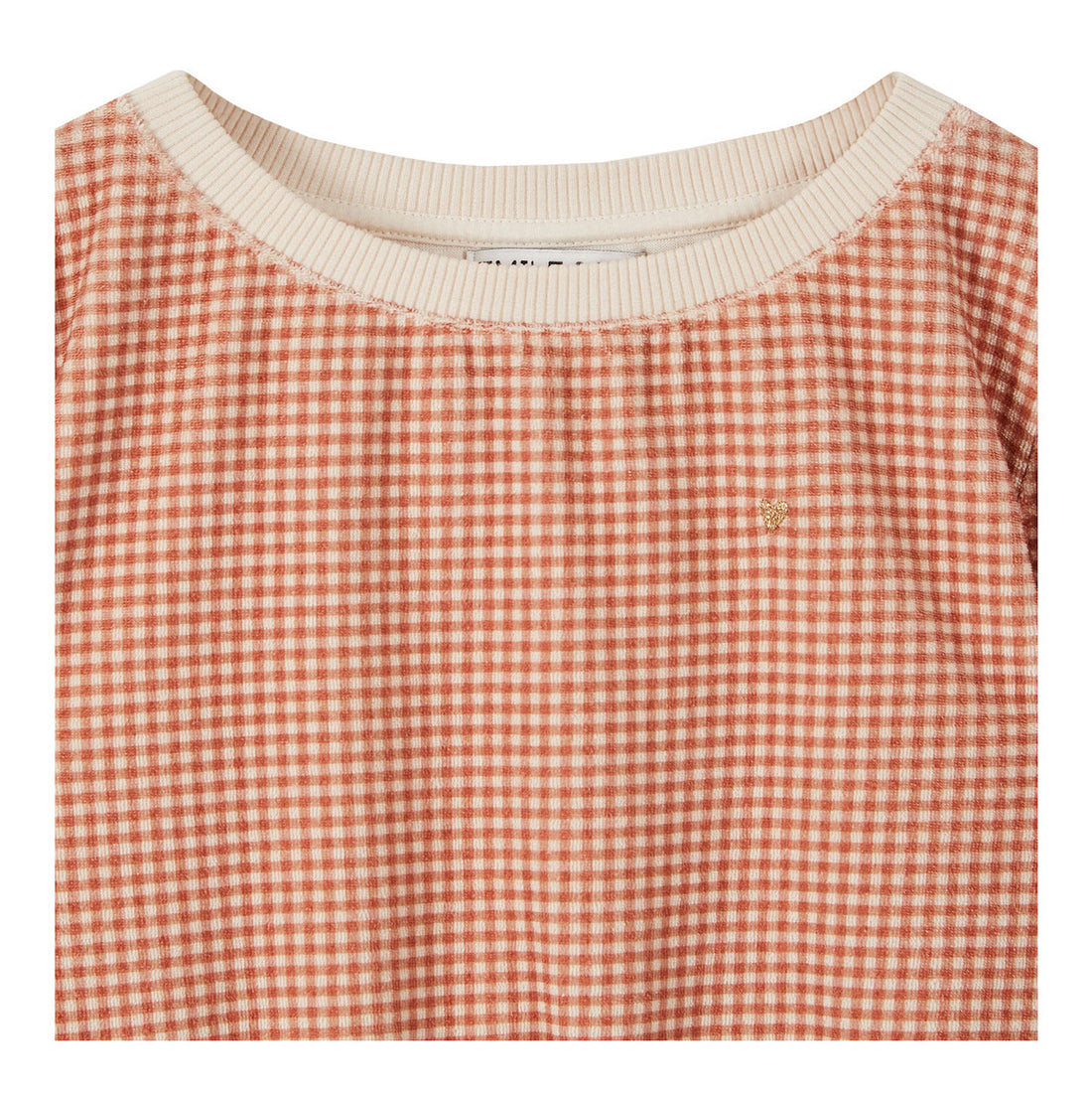 Emile et Ida Cayenne Gingham Terry Sweatshirt