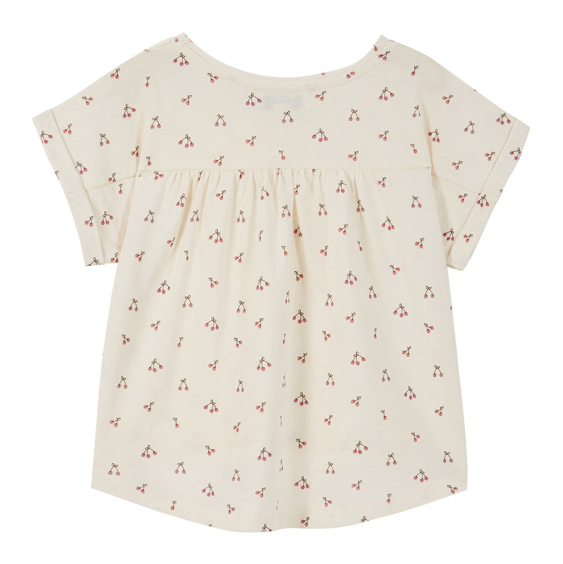 Emile et Ida Ecru Cherries Jersey Tee