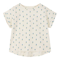 Emile et Ida Ecru Tulips Jersey Tee