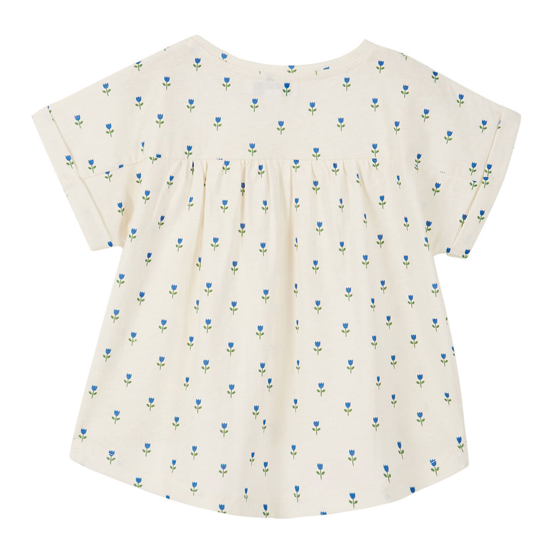 Emile et Ida Ecru Tulips Jersey Tee