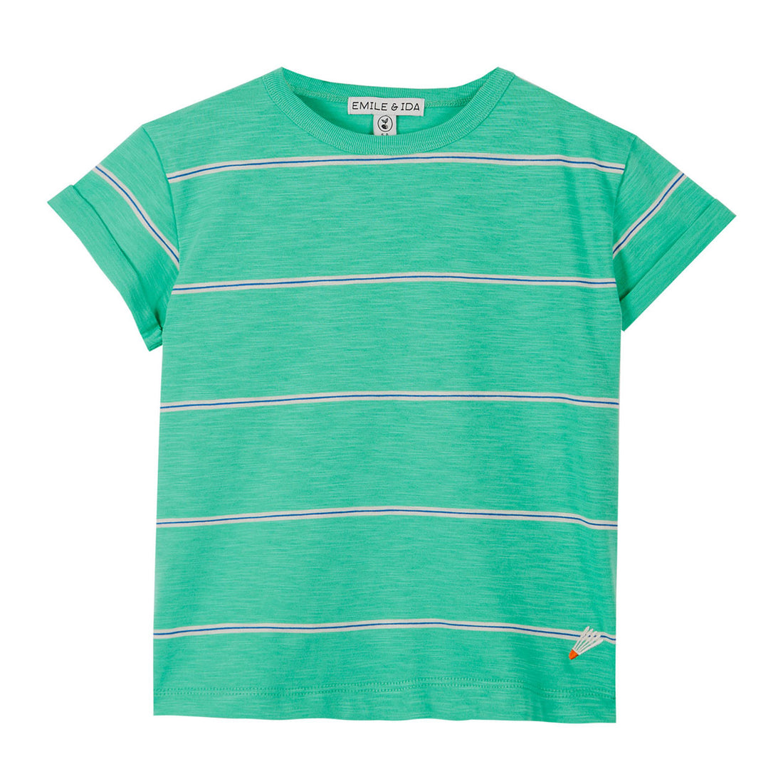 Emile et Ida Apple Striped Tee