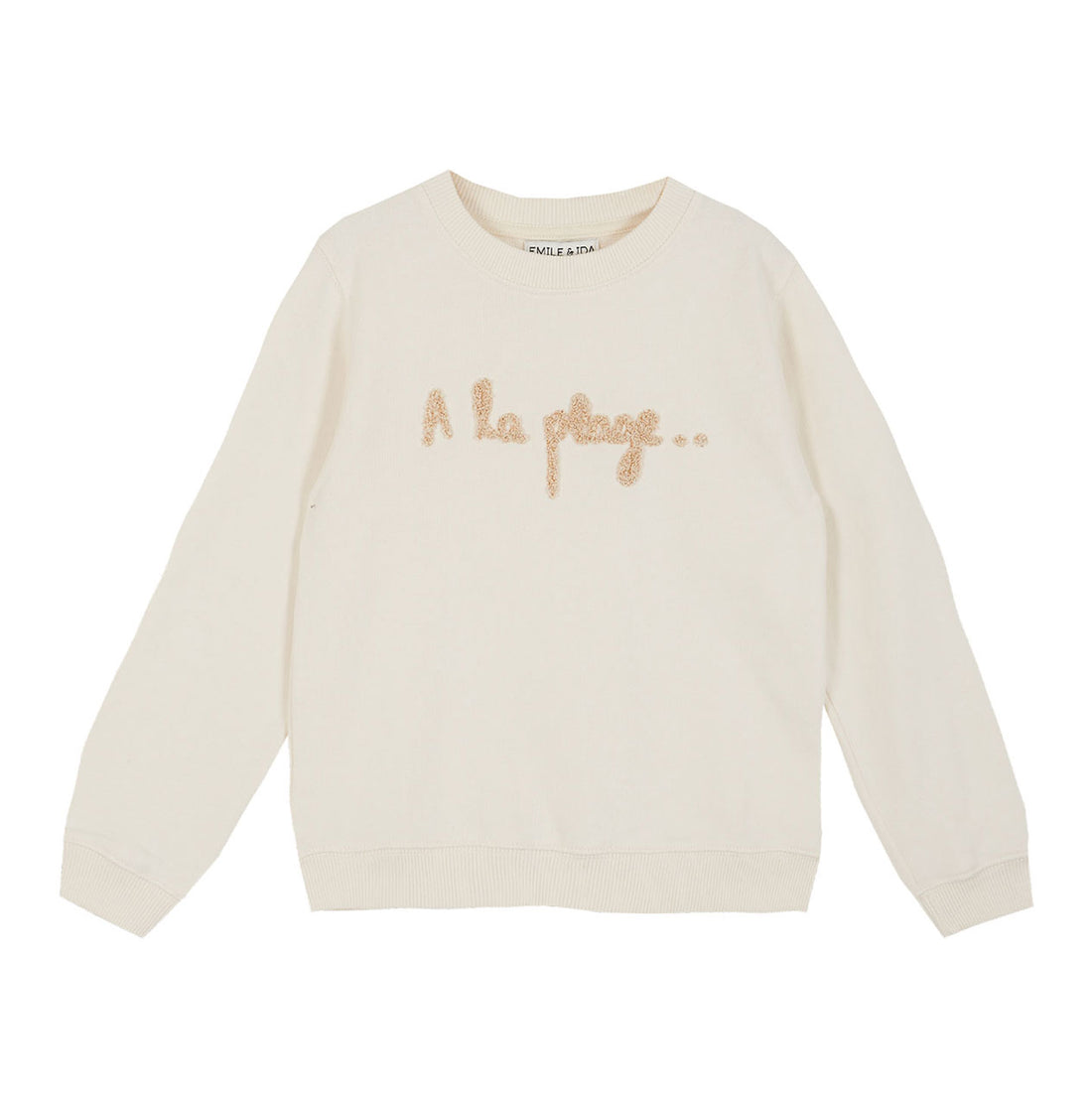 Emile et Ida Ecru Beach Sweatshirt
