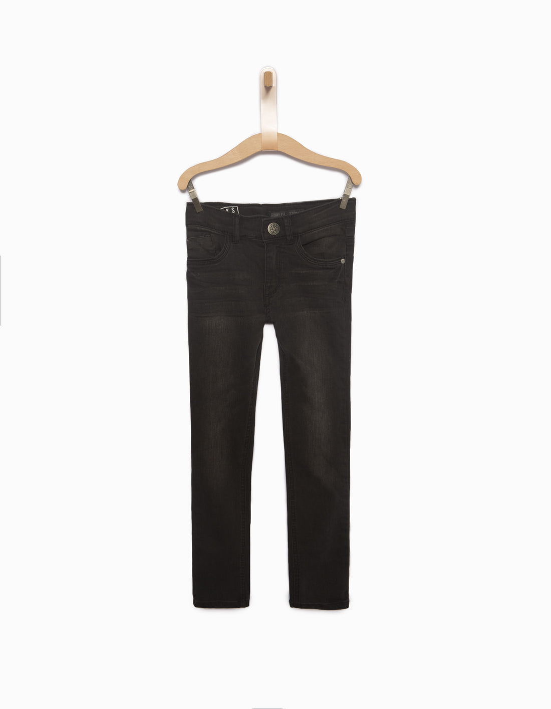 IKKS Black Used Denim Skinny Jeans