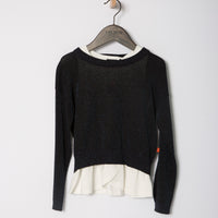 IKKS Navy Cardigan Sweater
