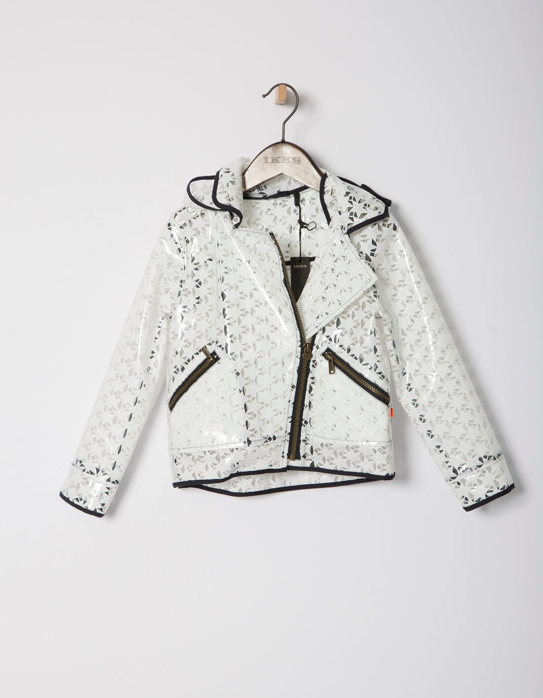 IKKS Translucent Star Print Jacket