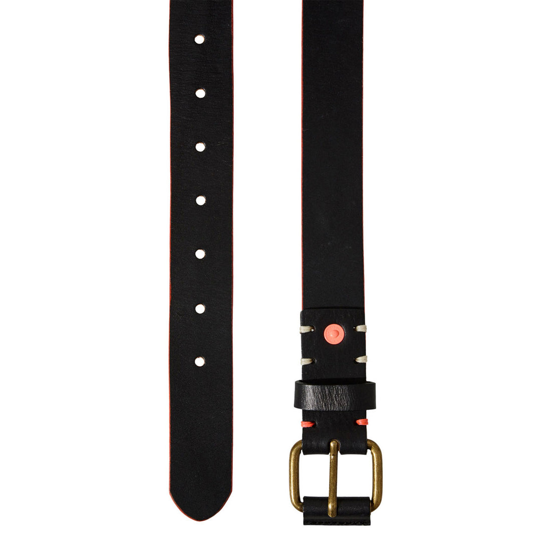 Scotch Shrunk Black Leather Belt