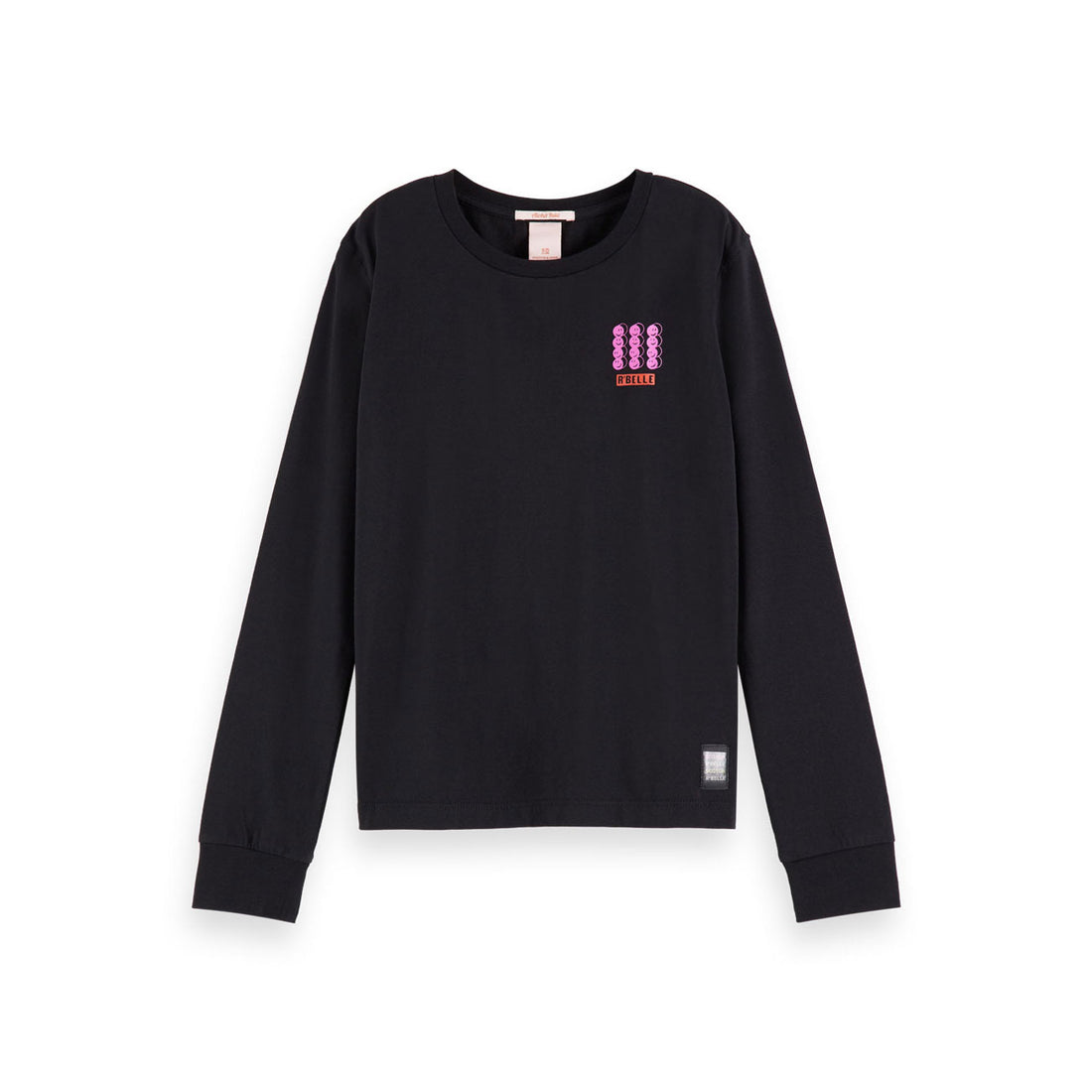 Scotch Shrunk Black Organic Cotton Tee