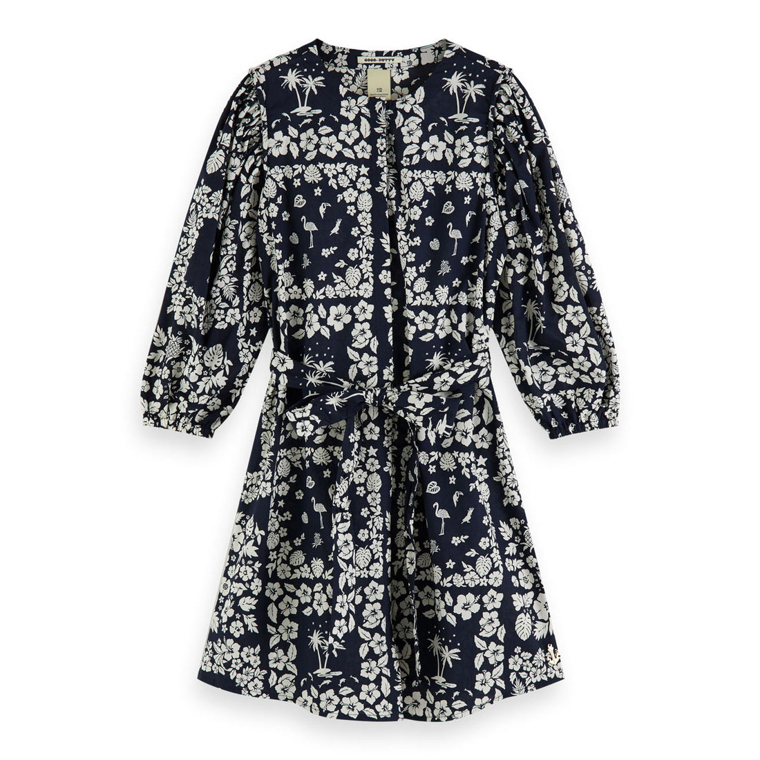 Scotch Shrunk Crispy Cotton Shirt Dress