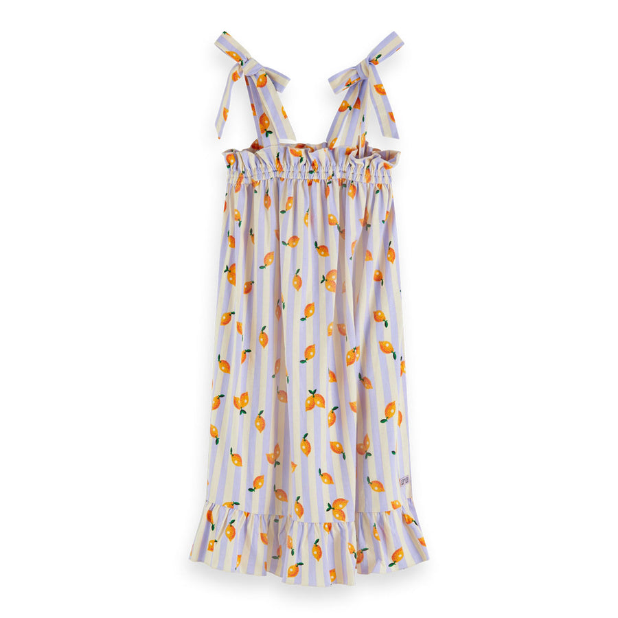 Scotch Shrunk Lilac Printed Strap Dress