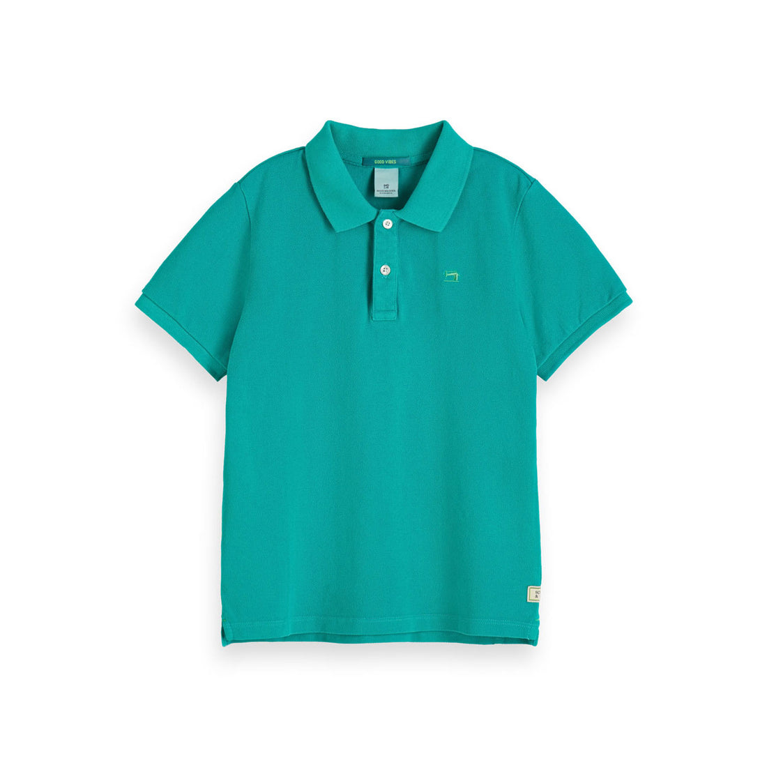 Scotch Shrunk Green Garment Dyed Polo