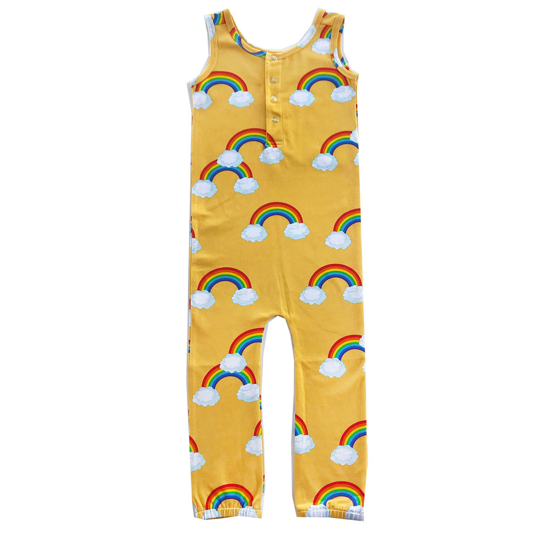 Romey Loves Lulu Yellow Rainbow Roro Romper