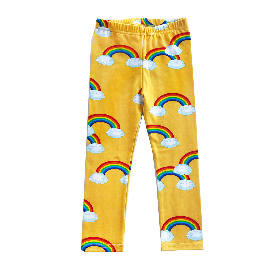 Romey Loves Lulu Yellow Rainbow Leggings