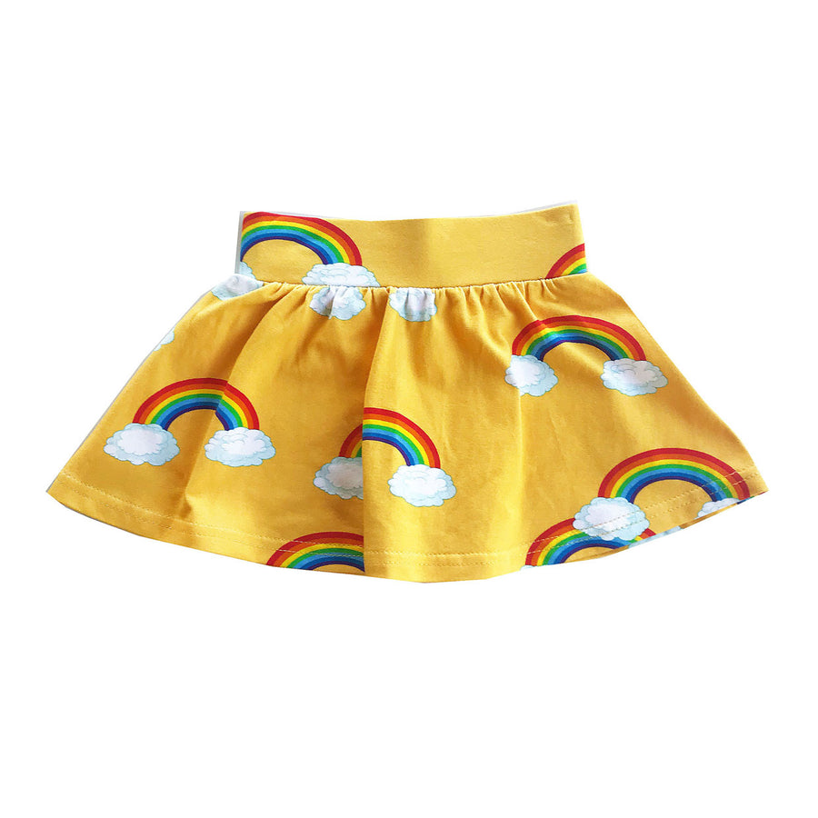 Romey Loves Lulu Yellow Rainbow Skirt
