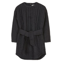 Finger in the Nose Yoko Winter Black Quilted Long Sleeve Dress