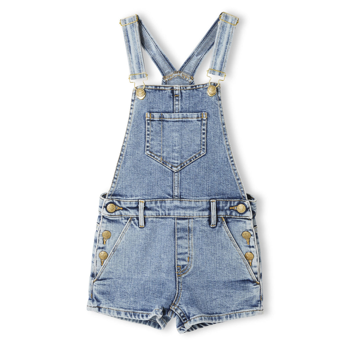Finger in the Nose Bleached Blue Snow Yumi Shorts