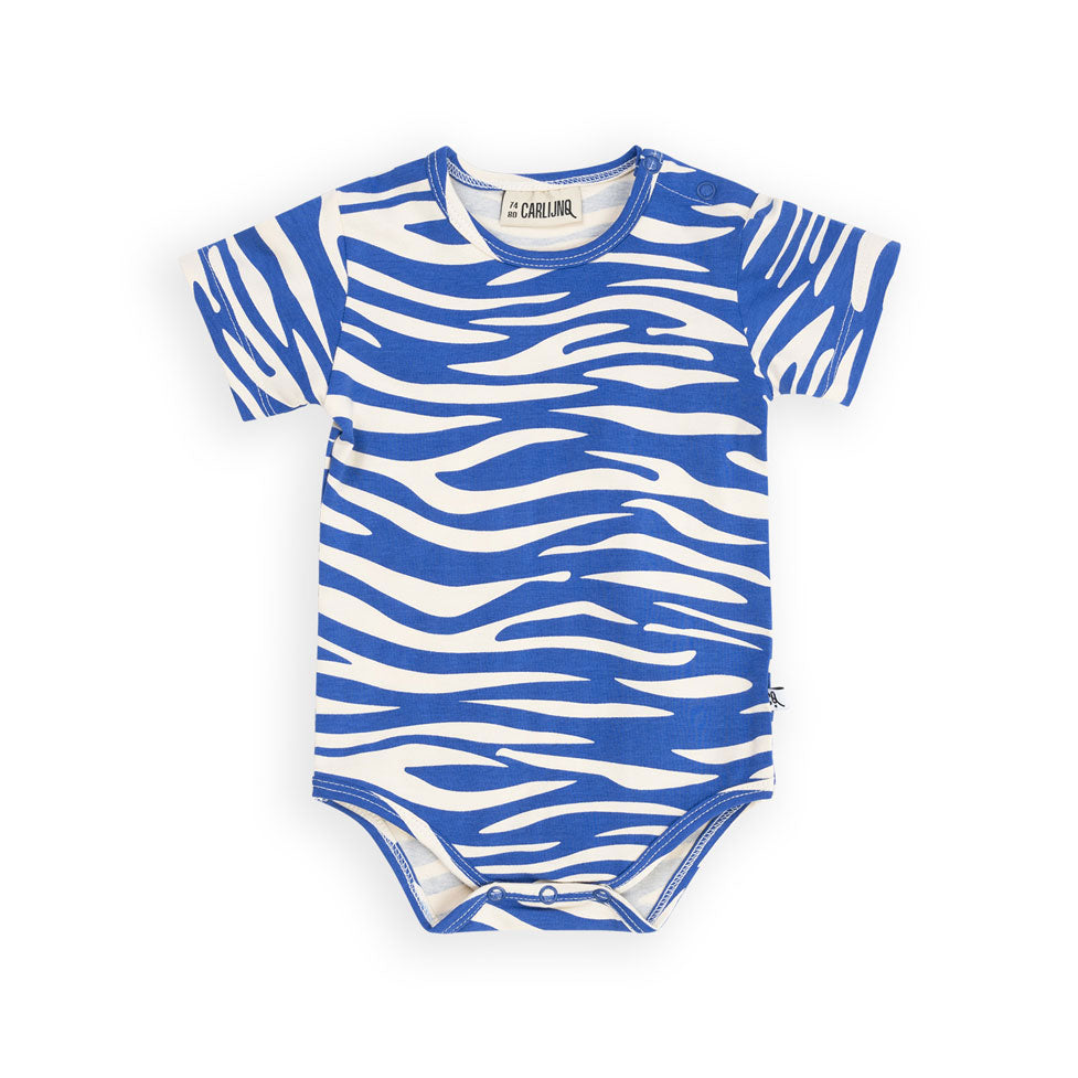 Carlijnq Zebra - Bodysuit Short Sleeve With Print