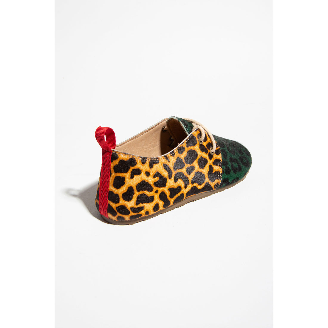 Matuschka Mia Brown + Green Leopard Zeus Shoe