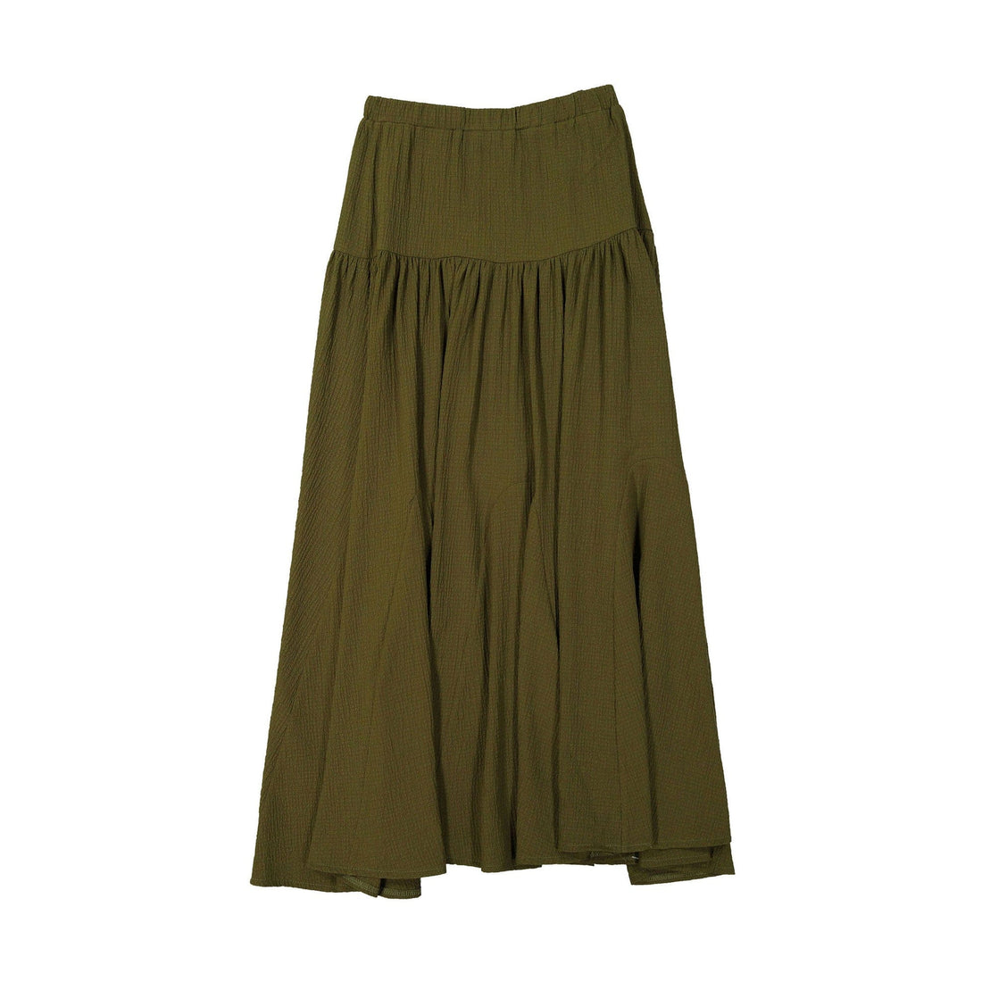 A4 skirts A4 Khaki Dropwaist Maxi Skirt