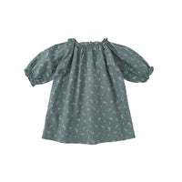 Bene Bene  Grey-Mint Sizzle Puff Baby Dress