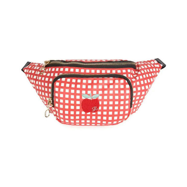 Sonia Rykiel Red Vichy Fanny Pack