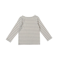 Bene Bene  Light Grey Inn Stripe Tee
