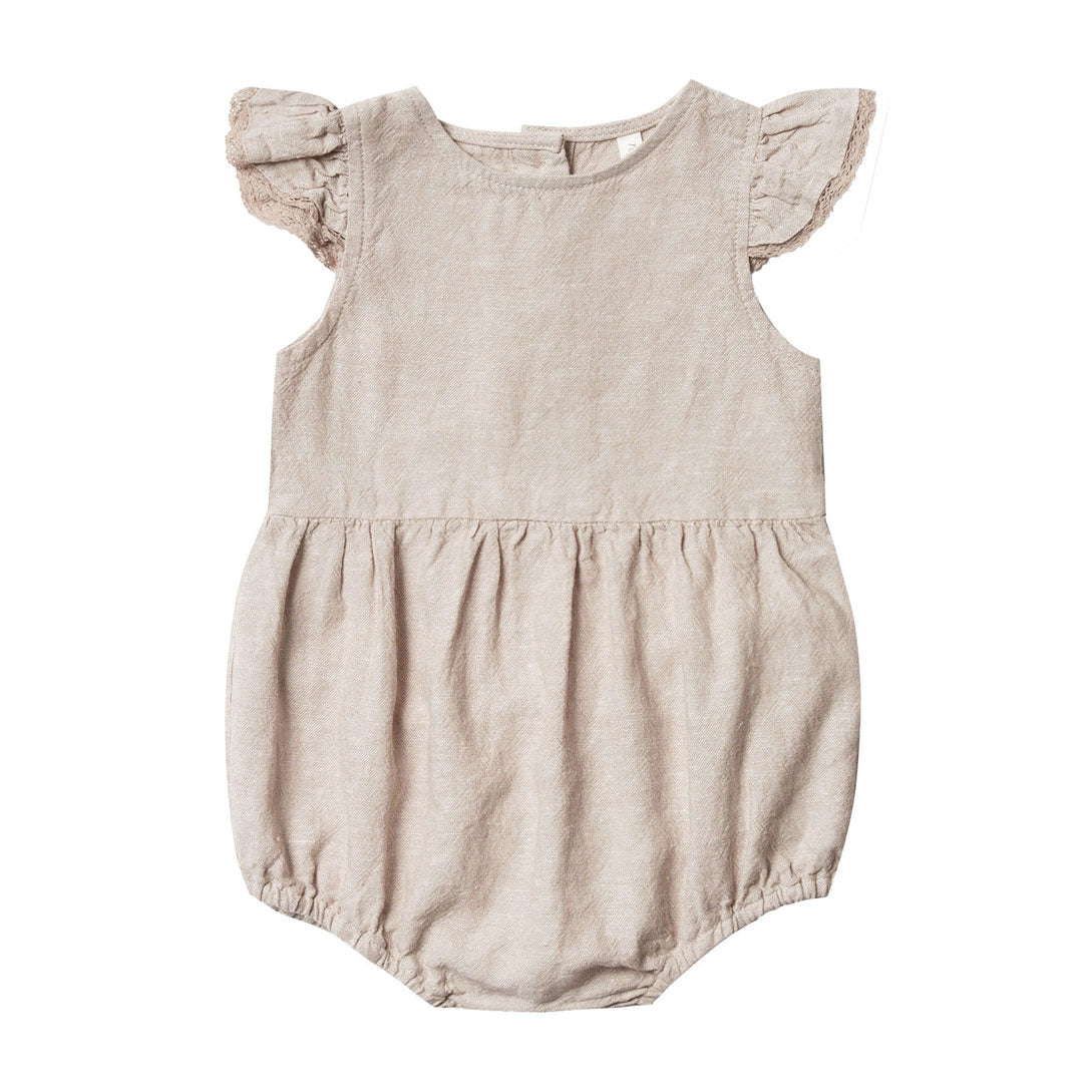 Rylee and Cru Flax Amelia Romper