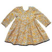 Pink Chicken Amma Dress - Golden Ditsy Floral