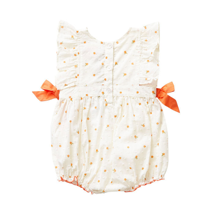 Pink Chicken Ditsy Oranges Amy Romper