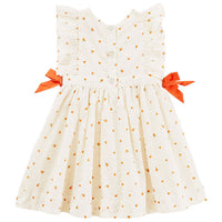 Pink Chicken Ditsy Oranges Amy Dress