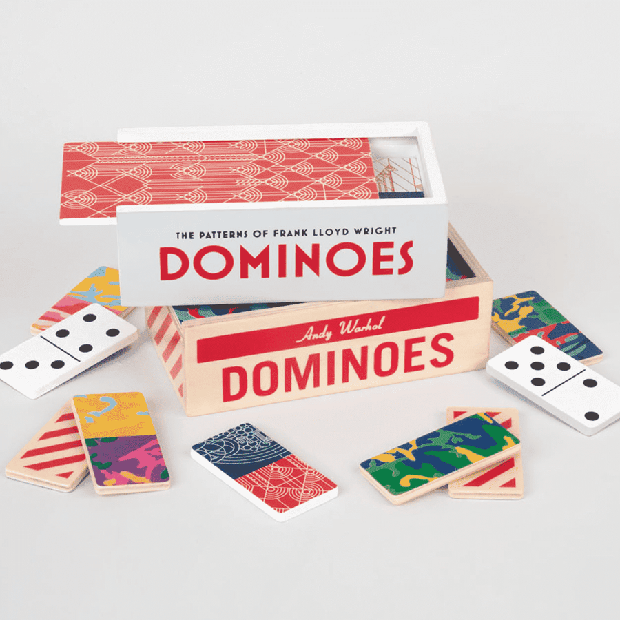 Chronicle Books Andy Warhol Wood Dominos