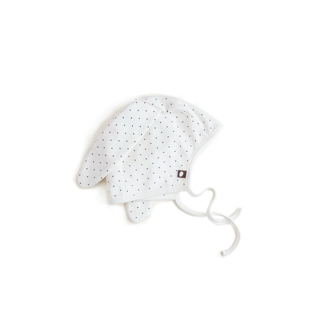 Oeuf White/Indigo Dot Bunny Hat - Ladida
