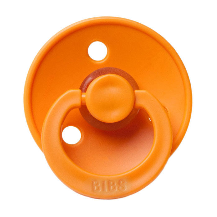 Mushie Apricot Bibs Pacifier