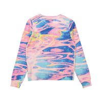 Autumn Cashmere knitwear Autumn Cashmere Pink/Blue Watercolor Print Sweater