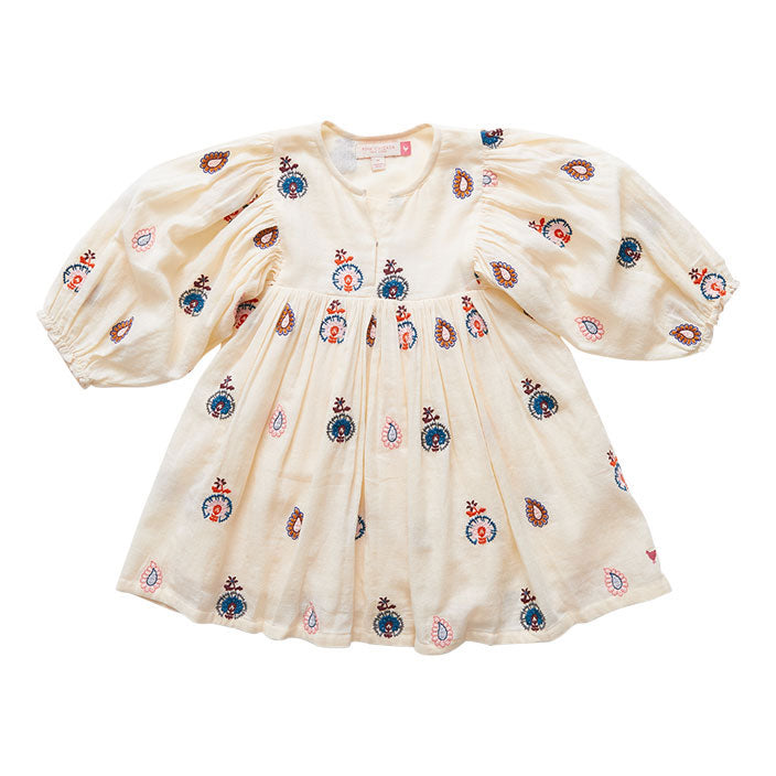 Pink Chicken Angora Embroidered Ava Bella Dress