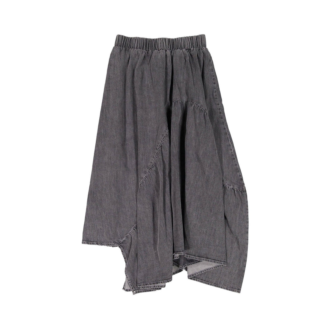 Ava Jeans bottoms ava jeans Black Denim Asymmetric Skirt