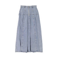 Ava Jeans bottoms ava jeans Denim Super Flair Long Skirt