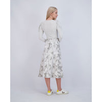 Ava Jeans bottoms ava jeans Grey Bleach Midi Flair Skirt