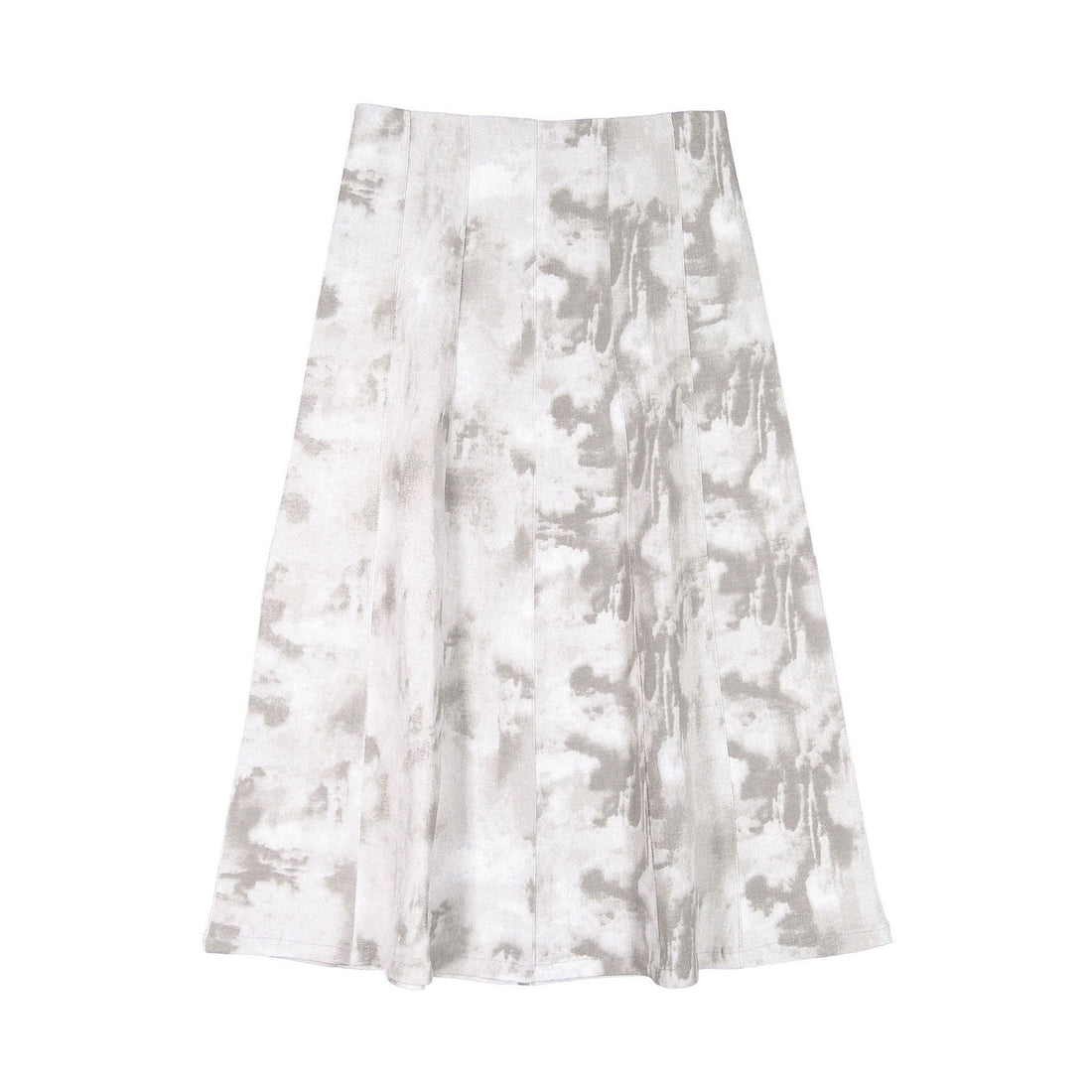 Ava Jeans bottoms ava jeans Grey Bleach Midi Flair Skirt
