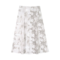 Ava Jeans bottoms ava jeans Grey Bleach Midi Flair Skirt