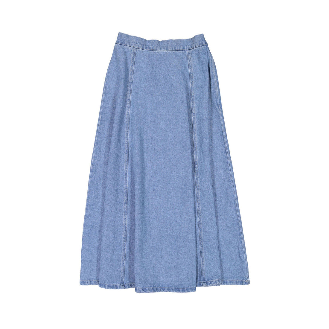Ava Jeans bottoms ava jeans Light Denim Paneled Long Skirt