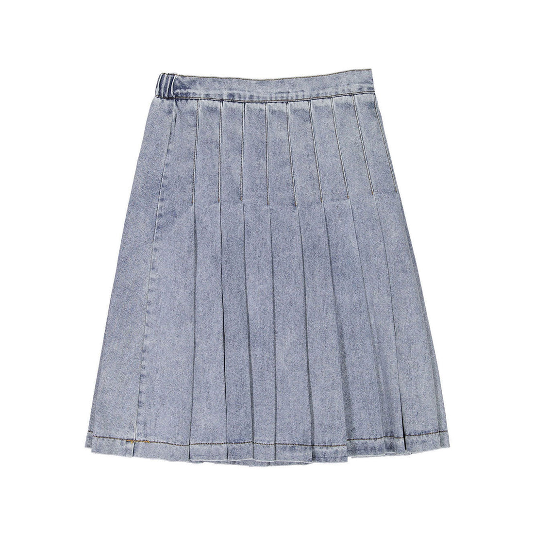 Ava Jeans bottoms ava jeans Retro Denim Pleated Skirt