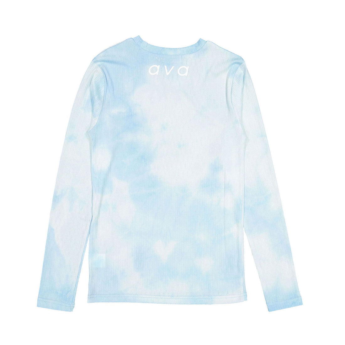 ava sport tees ava sport Light Blue Tie Dye Tee