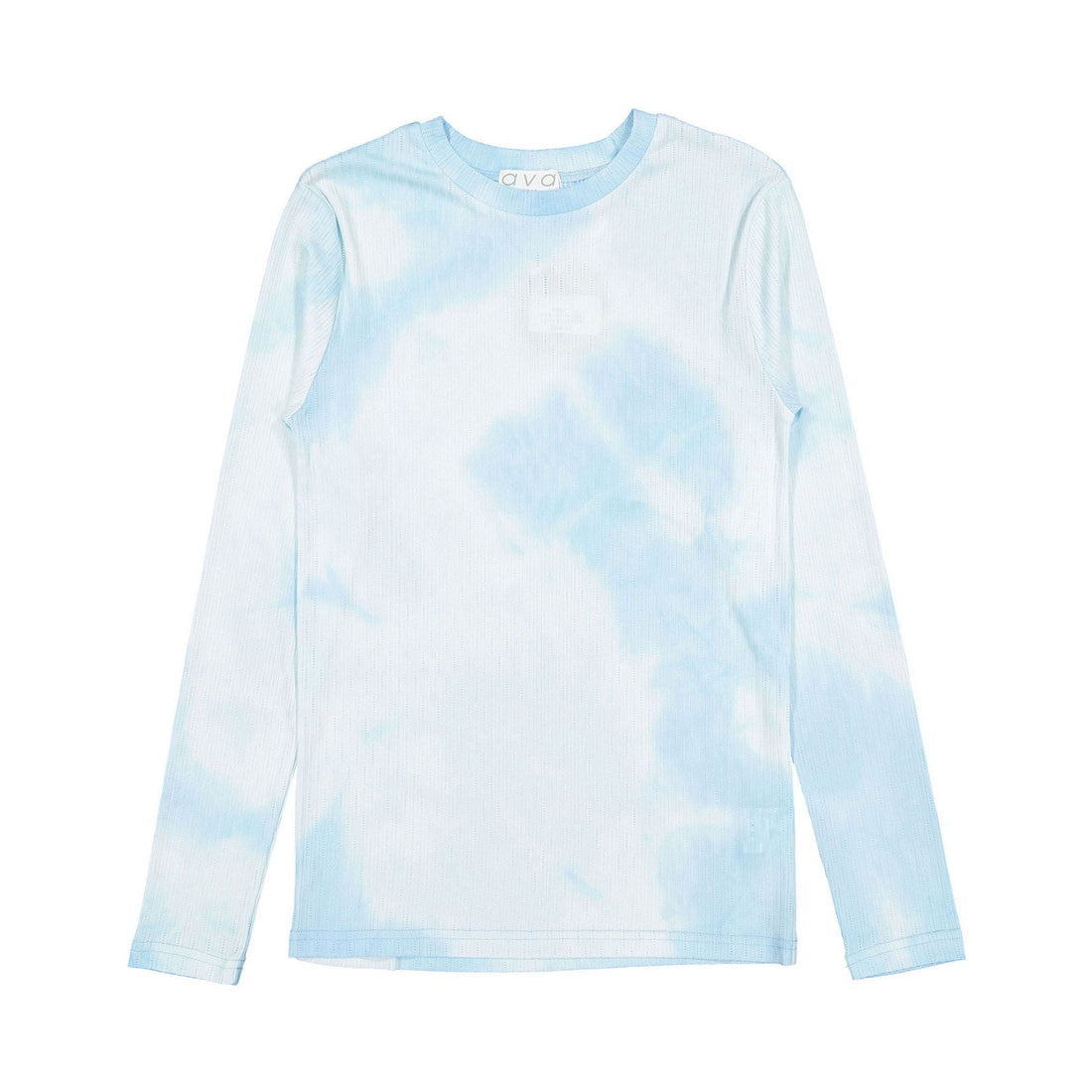 ava sport tees ava sport Light Blue Tie Dye Tee