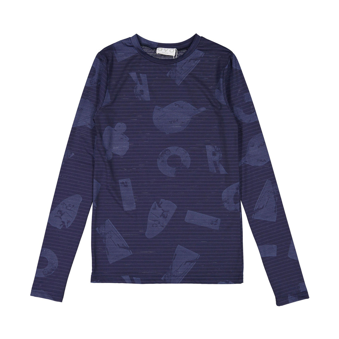 ava sport tees ava sport Navy Logo Tee